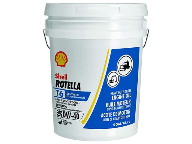 SH550054526, Shell Canada Ltd., 0W40 T6 SYN, ROTELLA, 18.9L - SH550054526