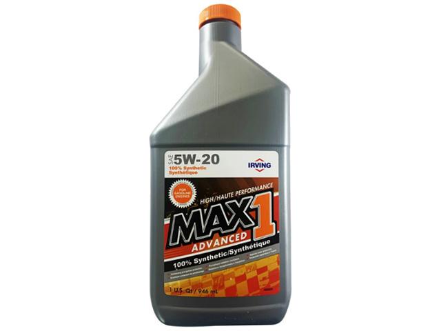 F0124706, Irving Lubricants, 5W20, MAX 1 ADV SYN GF6, 946ML - F0124706