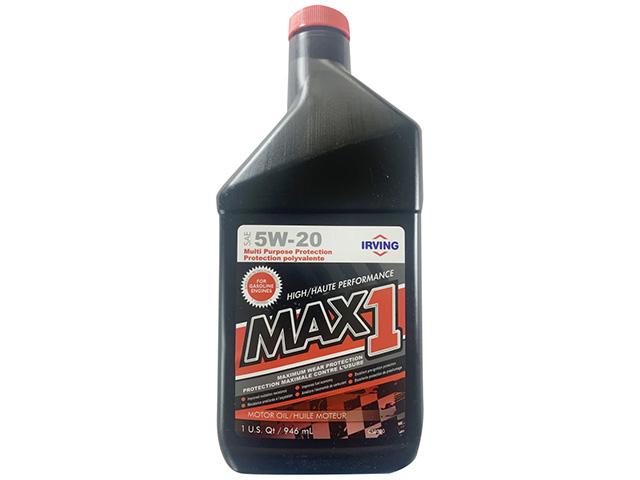 F0124015, Irving Lubricants, 5W20, MAX 1 CONV GF6, 946ML  - F0124015