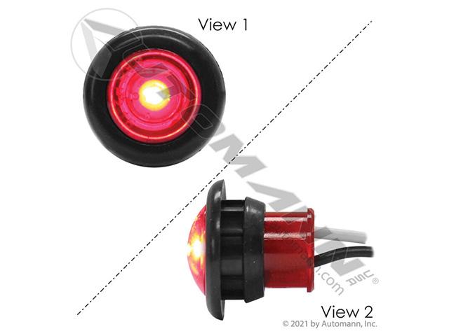 571.LD331R1, Automann, Marker Light LED 3/4in Red - 571.LD331R1